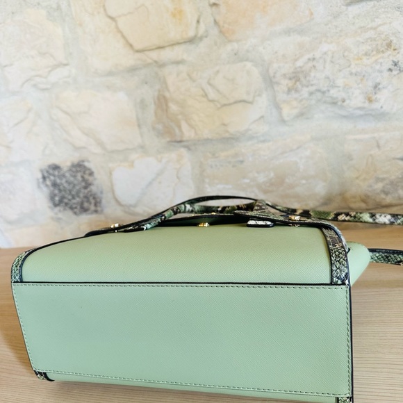 Michael Kors Carmen Exotic leather satchel handbag&wallet set NWT authentic - Picture 13 of 14